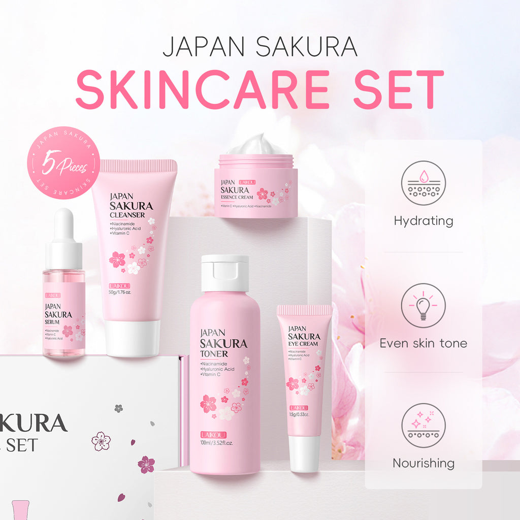 Leiko Cherry Blossom Skin Care Set