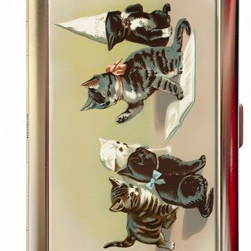 Vintage Style Zinc Alloy Multi-Functional Card and Cash Holder Box teemdrop