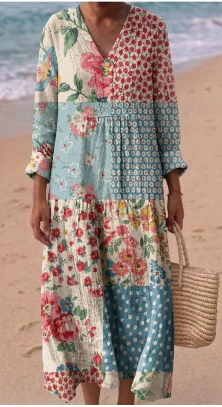 Long-Sleeve Dress teemdrop