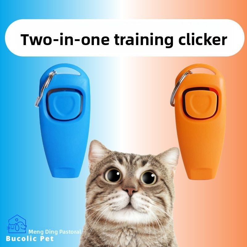 Pet Training Clicker with Wristband and Keychain teemdrop
