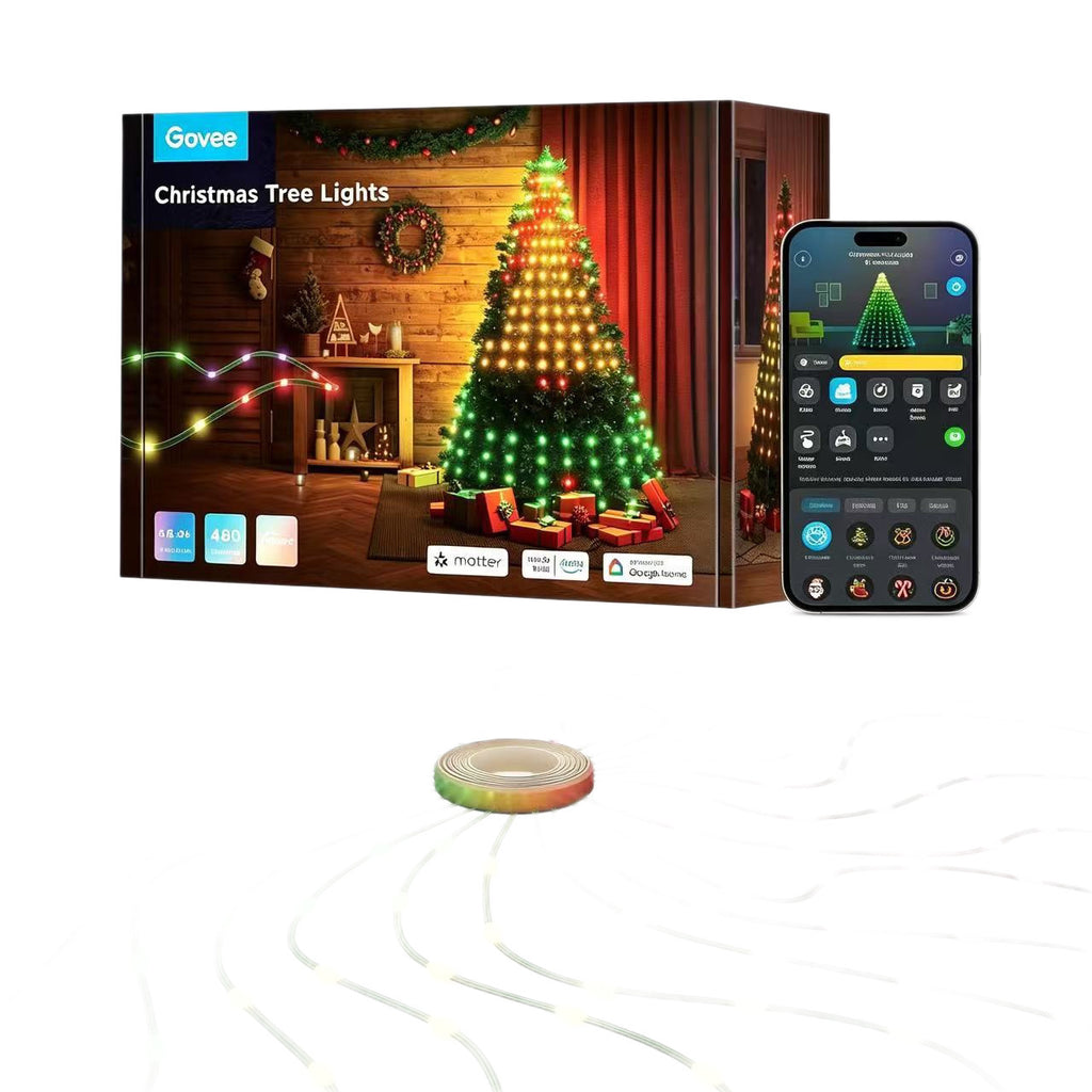 Christmas tree-shaped lights