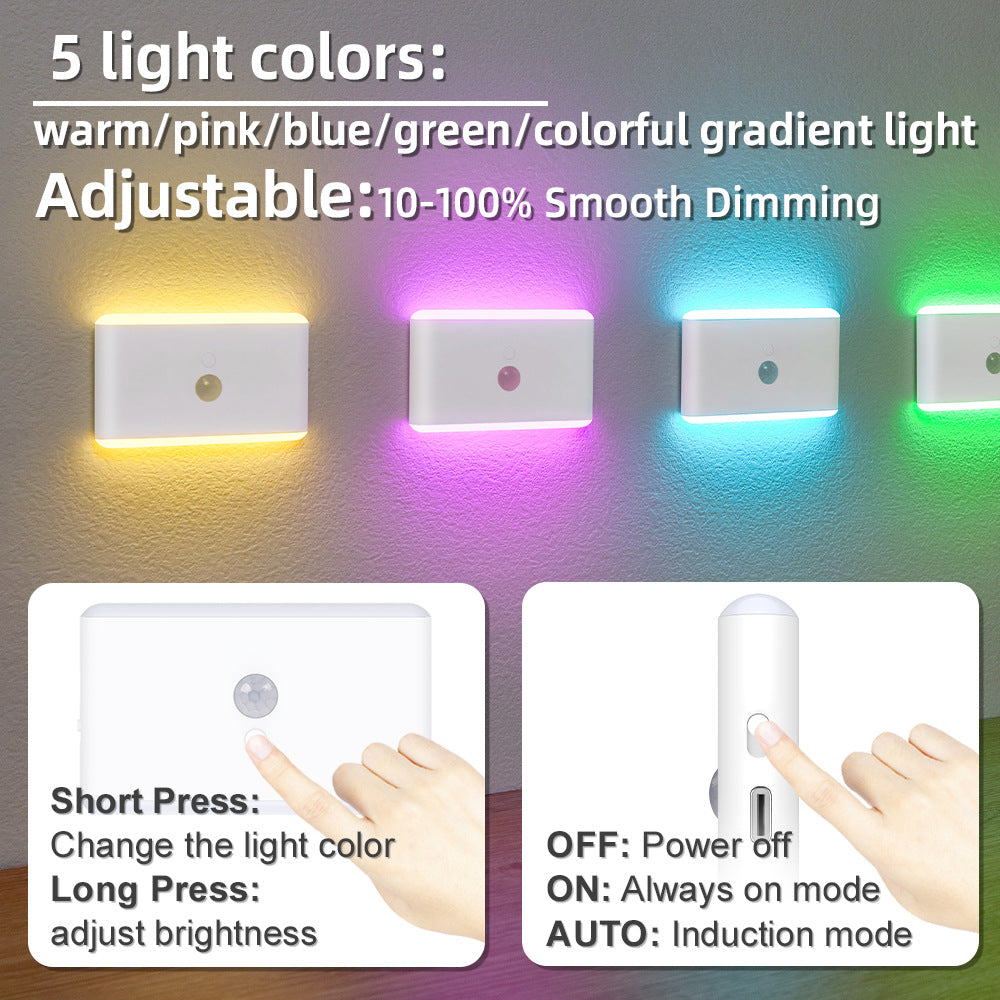 RGB sensor light, human body sensor light