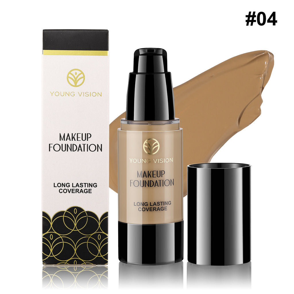Press-on matte oil-control waterproof concealer foundation liquid teemdrop