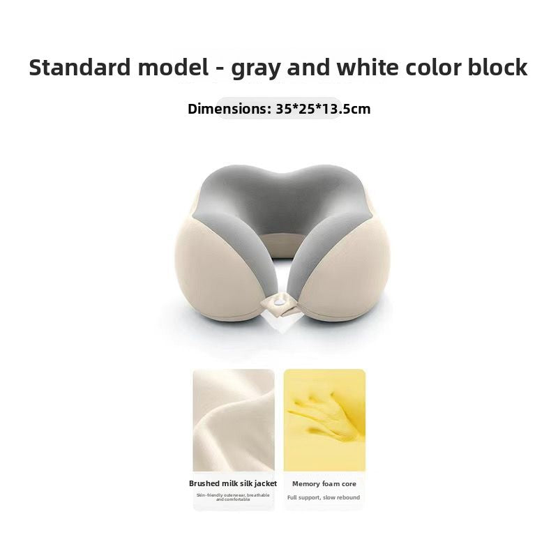 Ergonomic U-Shaped Memory Foam Travel Pillow