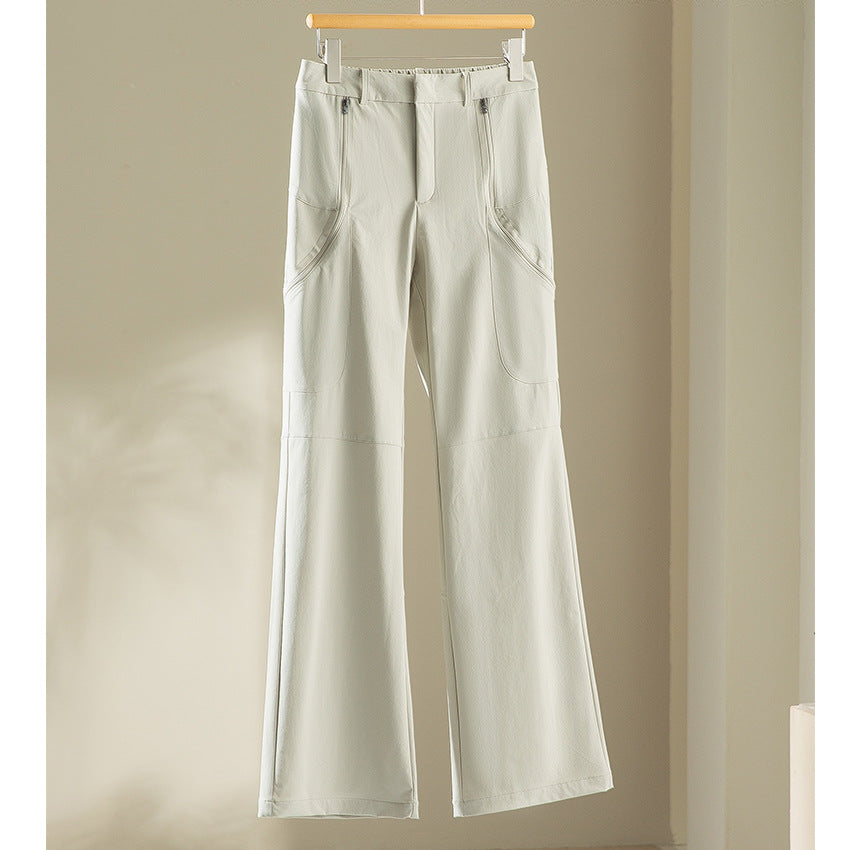 Women's Two-Piece Tracksuit with Hooded Jacket and Straight-Leg Pants teemdrop