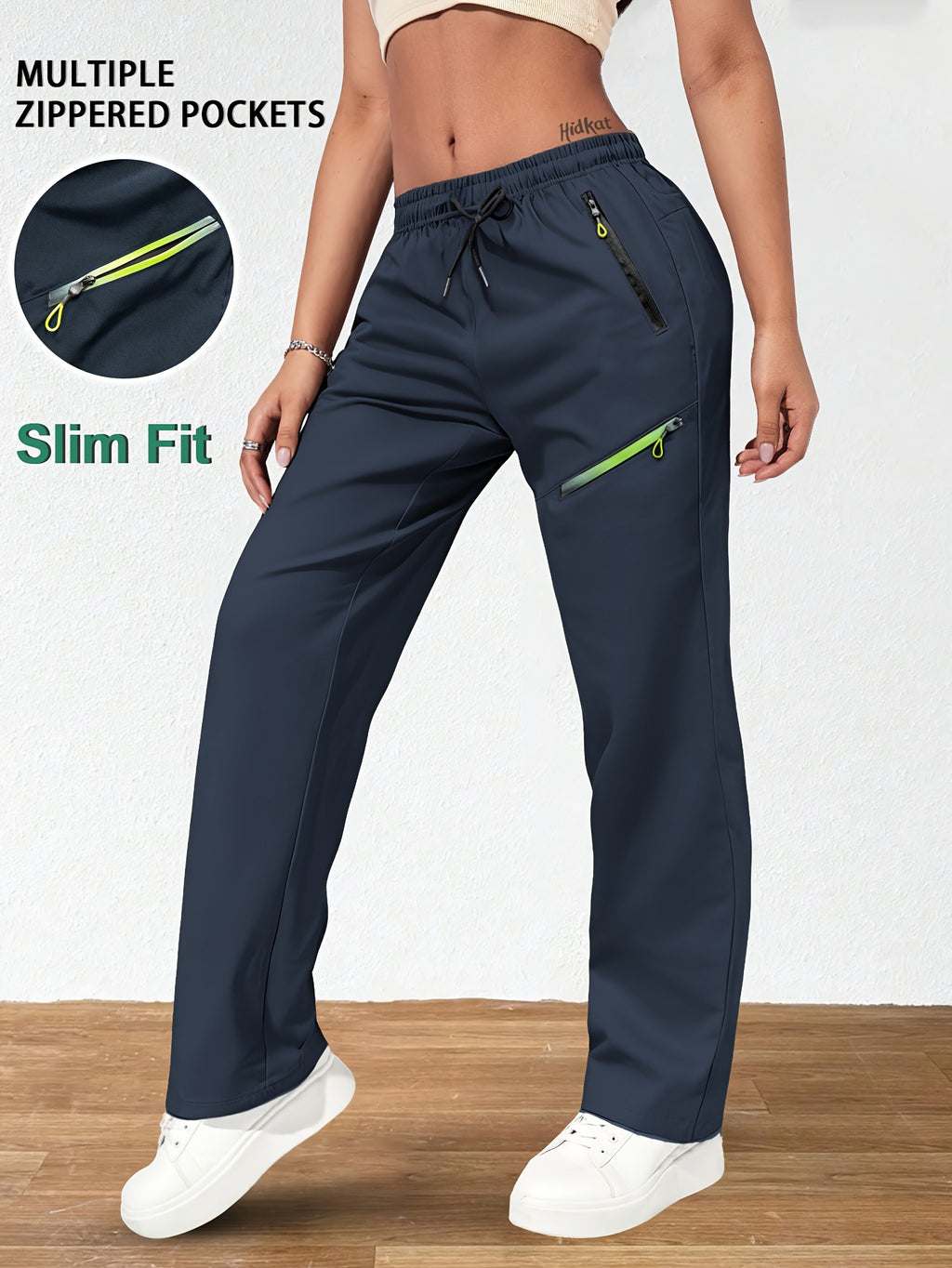 Womens Casual Straight Leg Pants