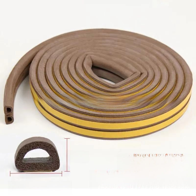 EPDM Foam Rubber Self-Adhesive Sealing Strip for Doors and Windows 6m Roll teemdrop