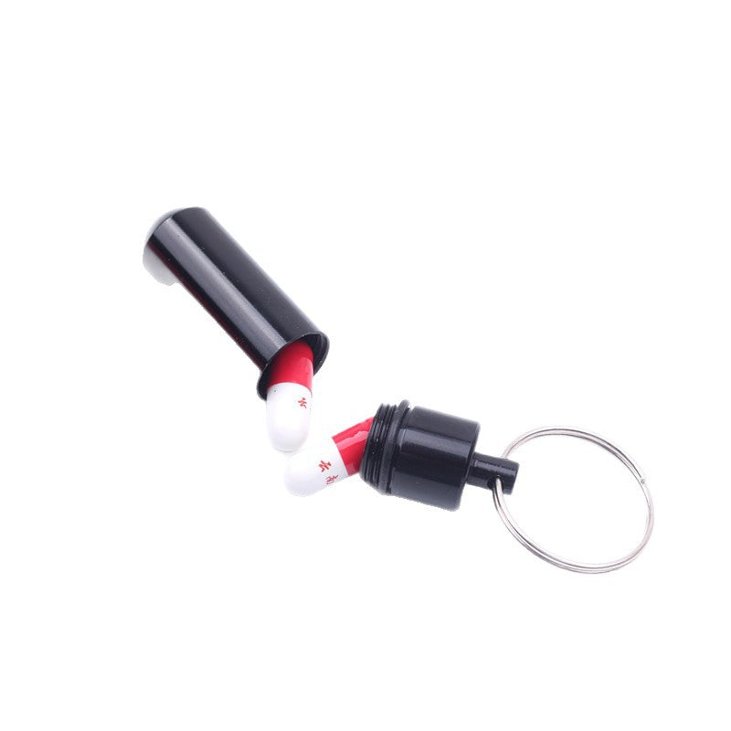 Mini Portable Aluminum Alloy Pill Bottle