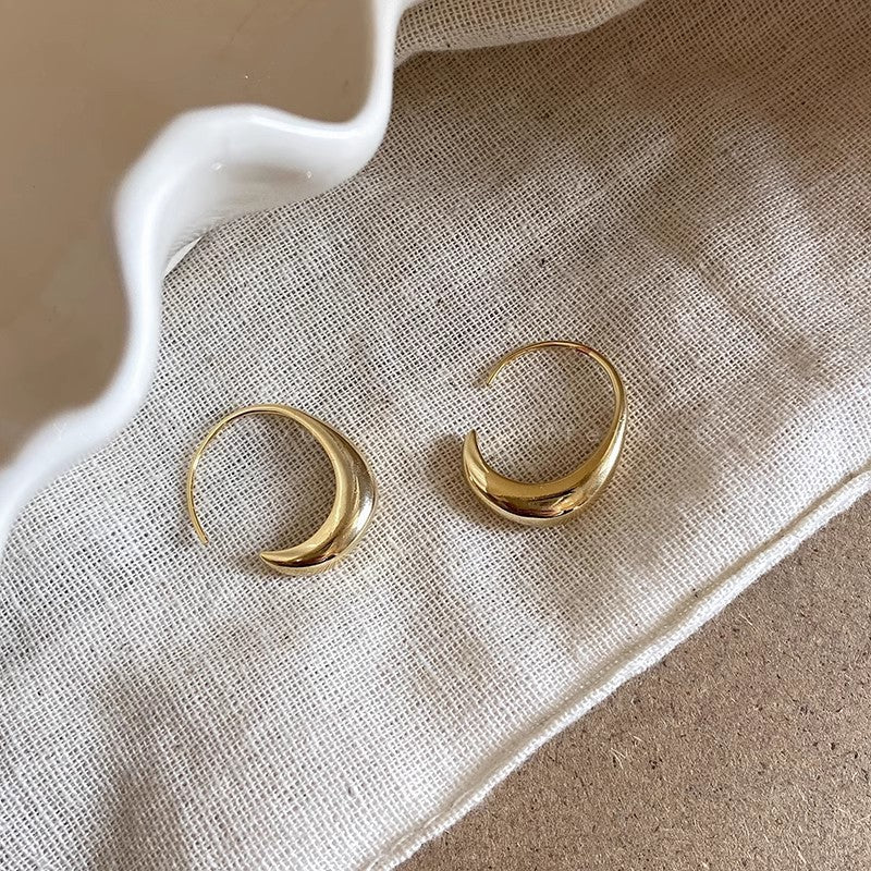 Korean Style Geometric Alloy Earrings