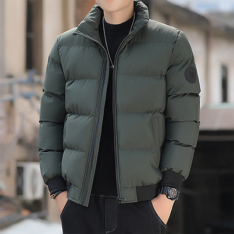 Men's Stand Collar Cotton Jacket teemdrop