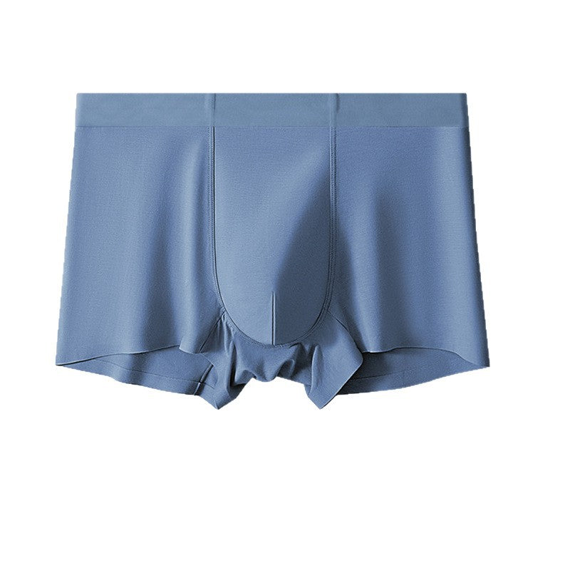 100-Count Cotton Seamless Boxer Briefs Silk Antibacterial Breathable Mens Underwear