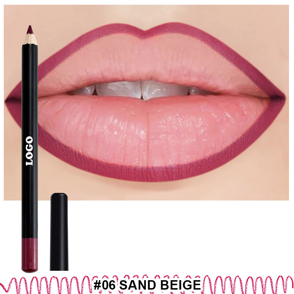 Waterproof Matte Non-Fading Nude Lip Liner Long Lasting Color teemdrop