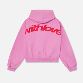 Women's Oversized Large Letter Print Hoodie Long Sleeve Pullover Sweatshirt with Hood teemdrop