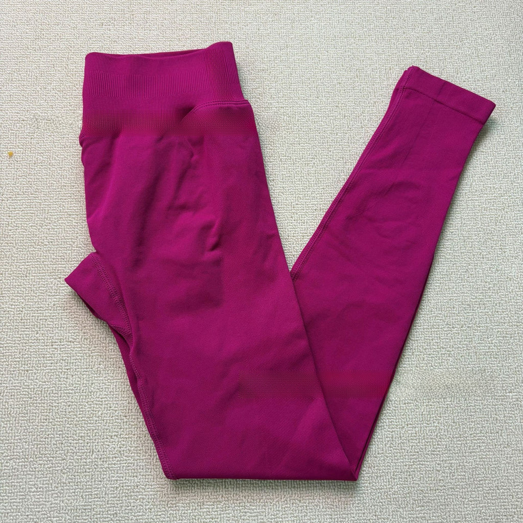 Seamless High-Waist Scrunch Butt Lifting Sports Yoga Pants