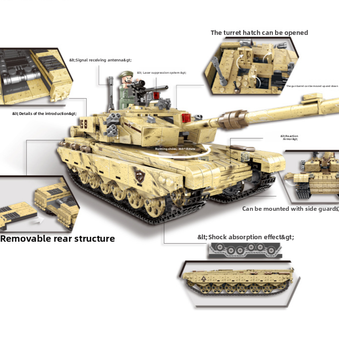 XB06022 A10 Fighter Military Building Blocks Set 961pcs DIY Assembly Toy Gift for Boys teemdrop