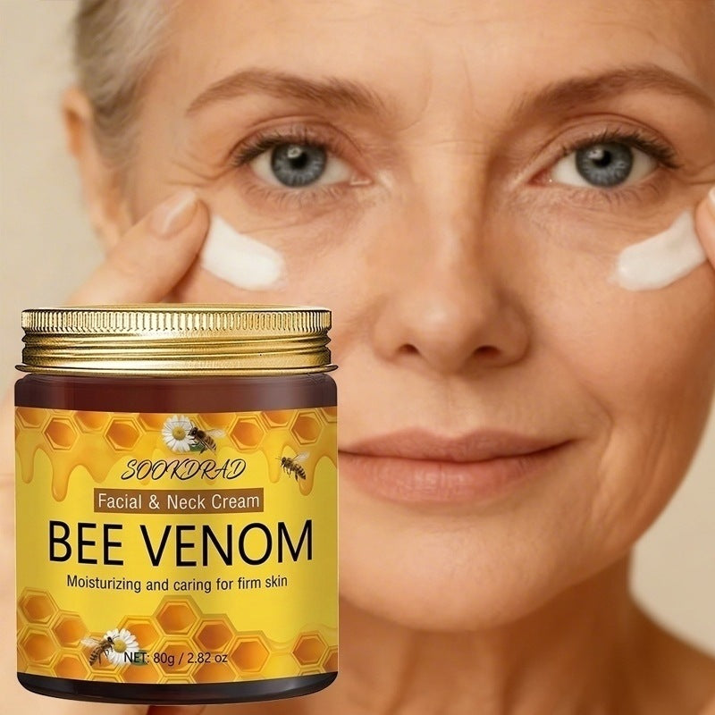 Bee Venom Face and Neck Cream Moisturizing Skin-Tightening 80g teemdrop