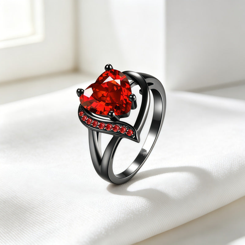Retro couple rings