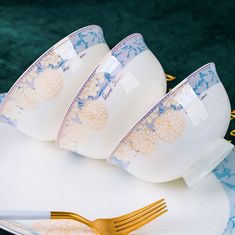 Jingdezhen Bone China Tableware Set