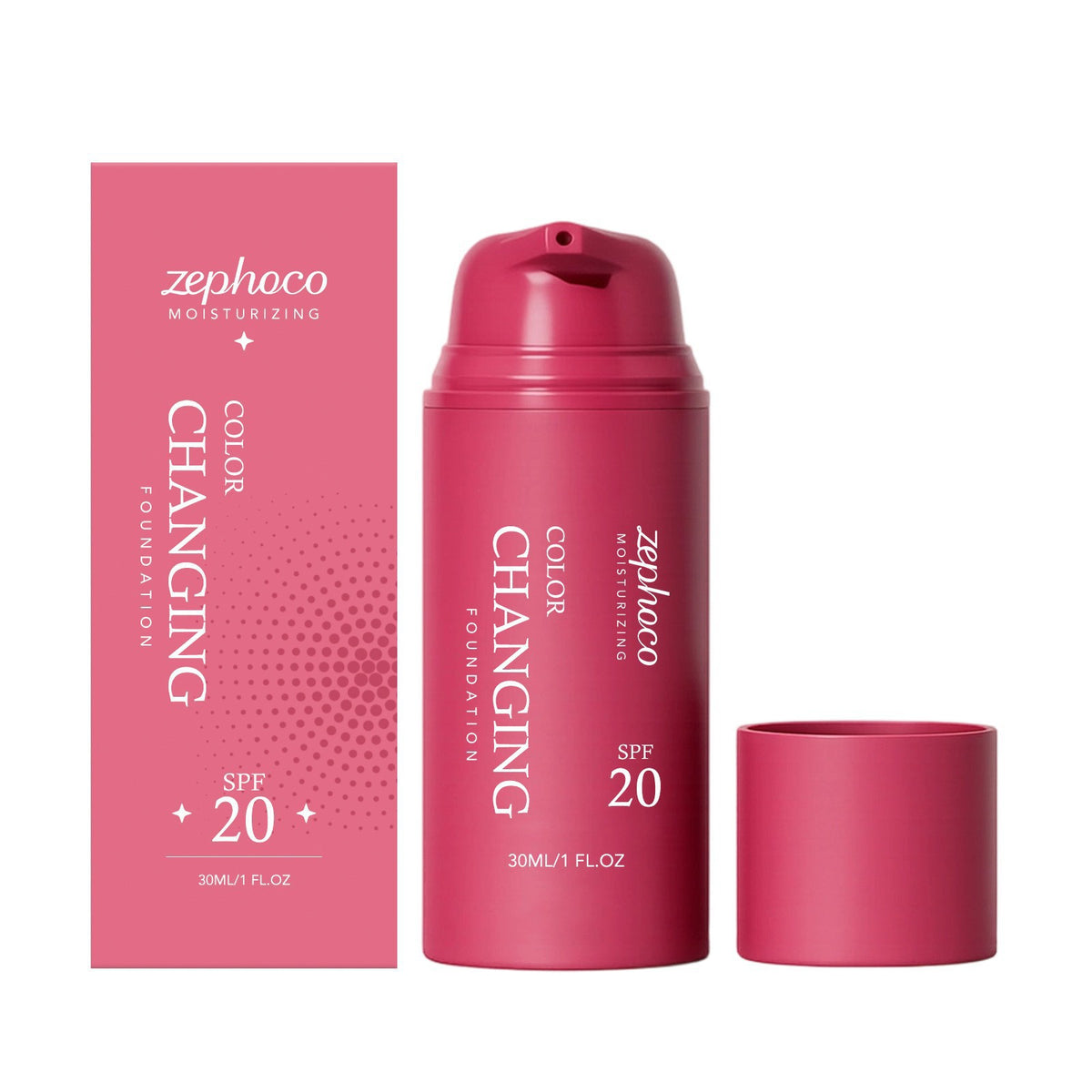 Natural Color Temperature-Adjusting Foundation Liquid