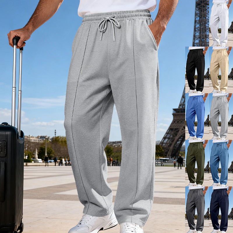 Men's straight-leg casual sportswear business pants