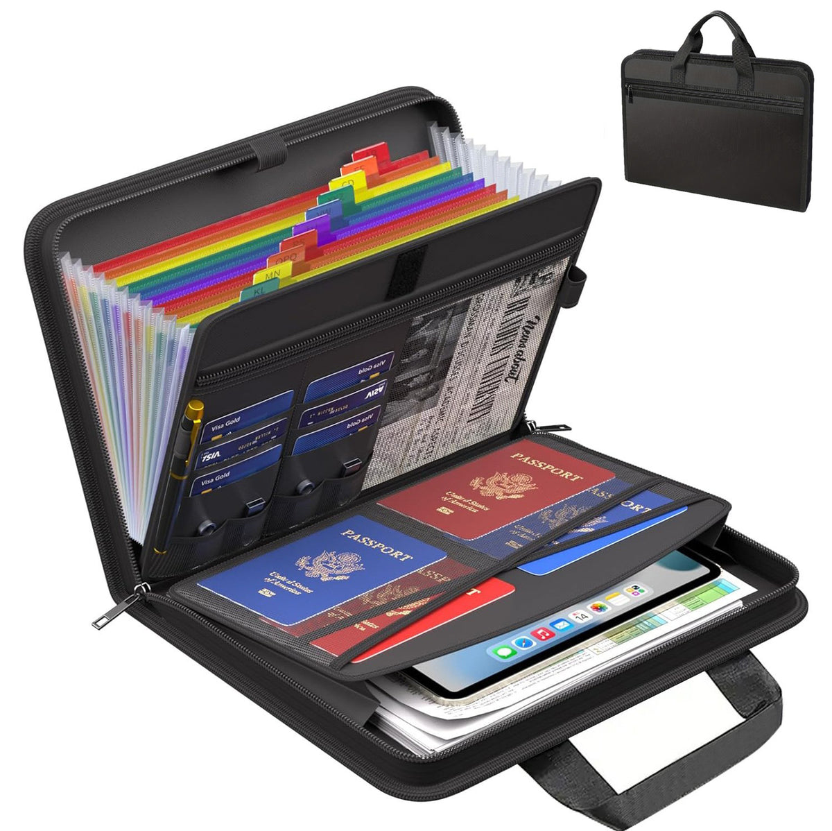 Fireproof Waterproof Expandable File Organizer