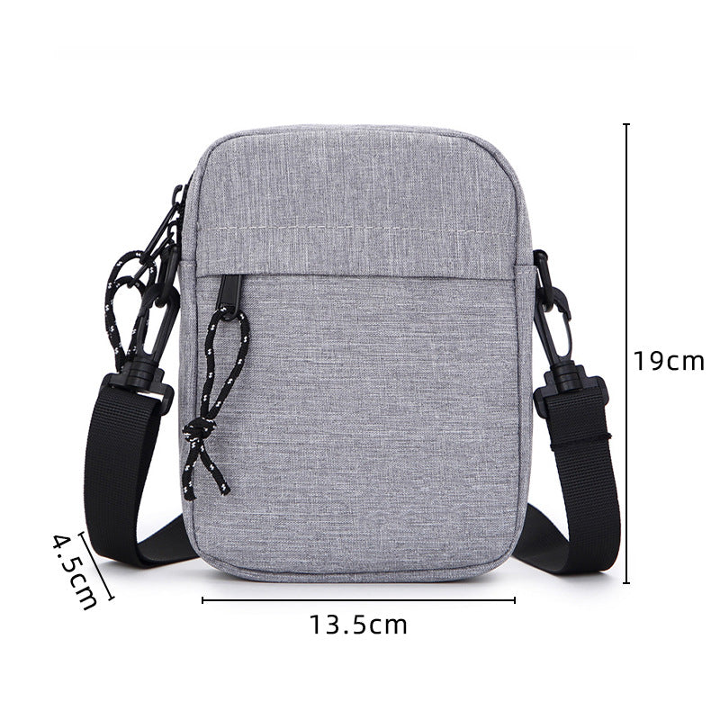 Waterproof Oxford Cloth Men's Crossbody Shoulder Bag Portable Mini Casual Purse
