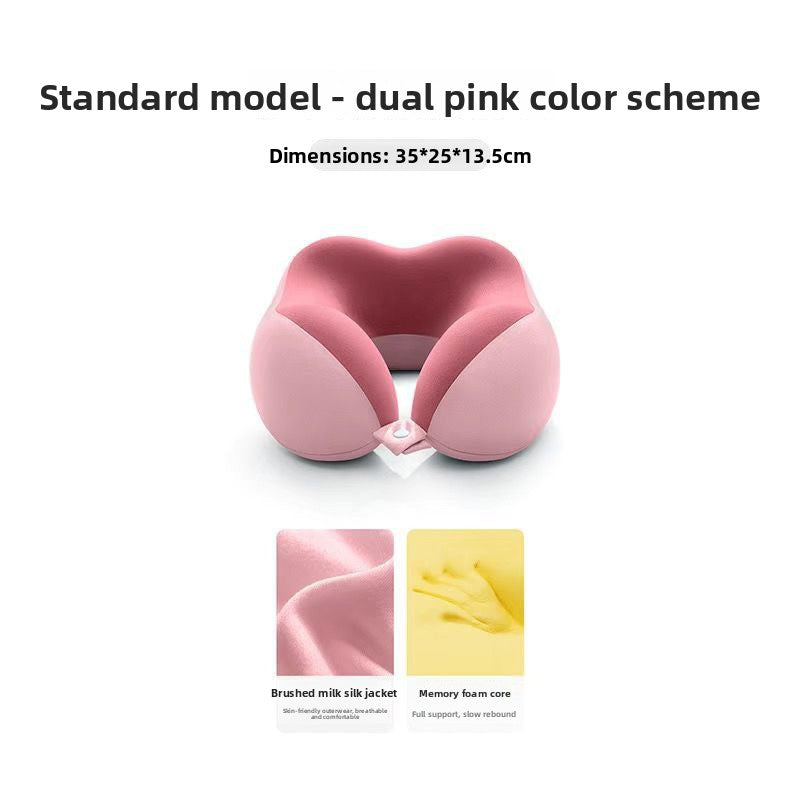 Ergonomic U-Shaped Memory Foam Travel Pillow