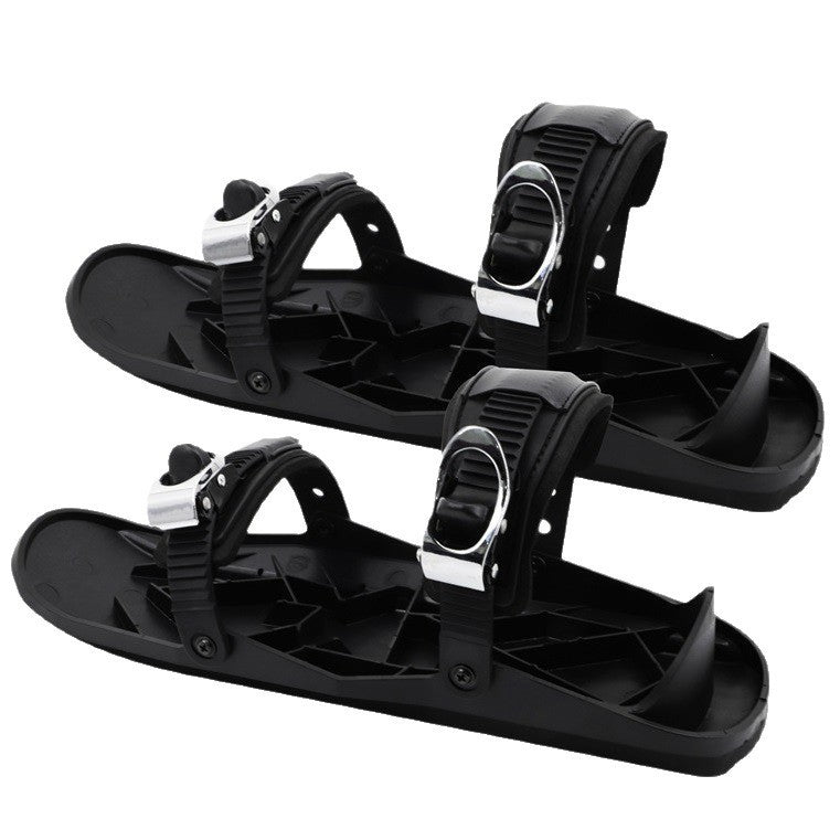 Portable Mini Snow Skis Double Board Winter Outdoor Skates for Adults and Children