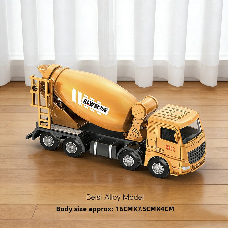 Alloy Construction Tower Crane Toy Vehicle with Movable Parts for Kids