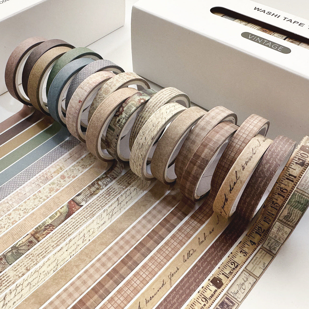 Vintage Japanese Washi Tape Set teemdrop