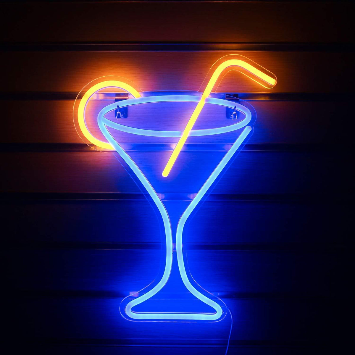 Neon light wall decoration teemdrop