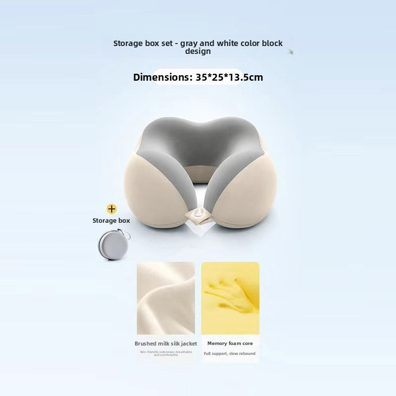 Ergonomic U-Shaped Memory Foam Travel Pillow