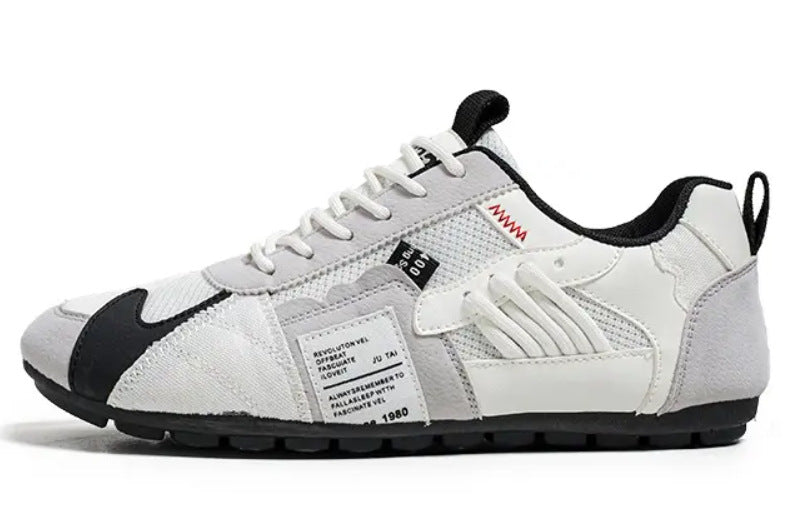 Men Casual Low Top Lace Up Round Toe Breathable Sailboat Shoes teemdrop