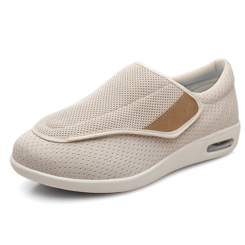 Breathable Mesh Casual Shoes with Magic Patch Closure Lightweight MD Sole for Men Women