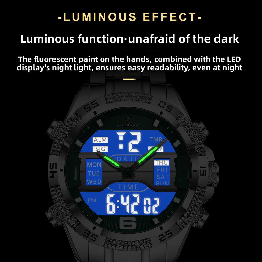 Men's Multifunction Electronic Watch