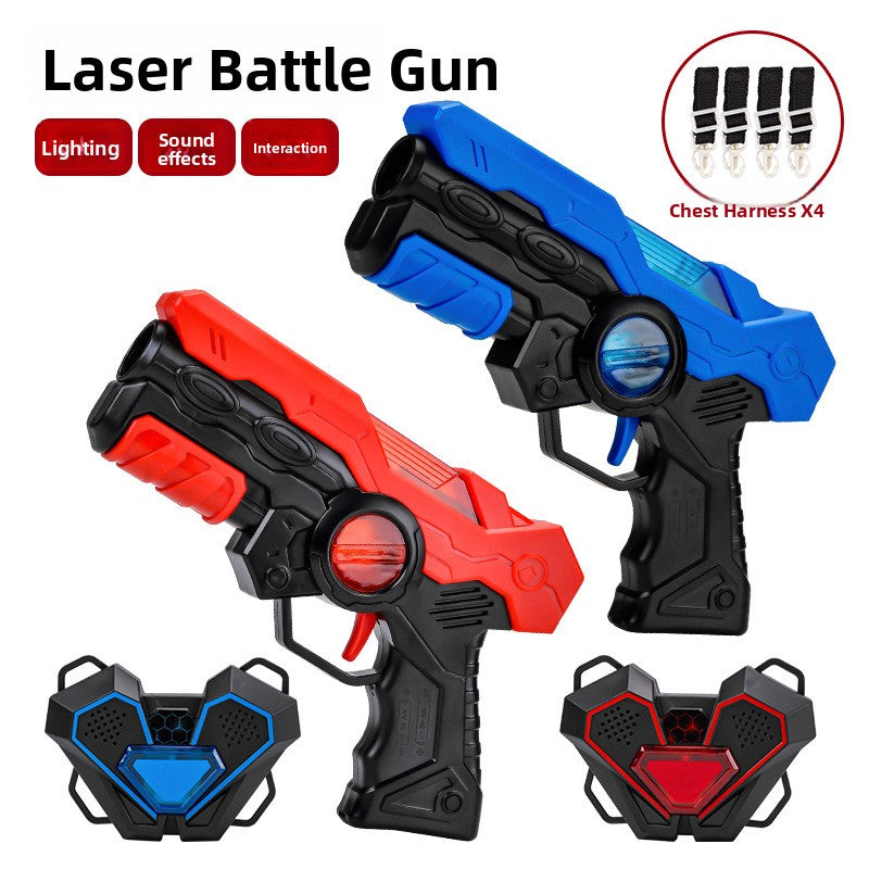 Children's toy gun electric induction laser laser battle