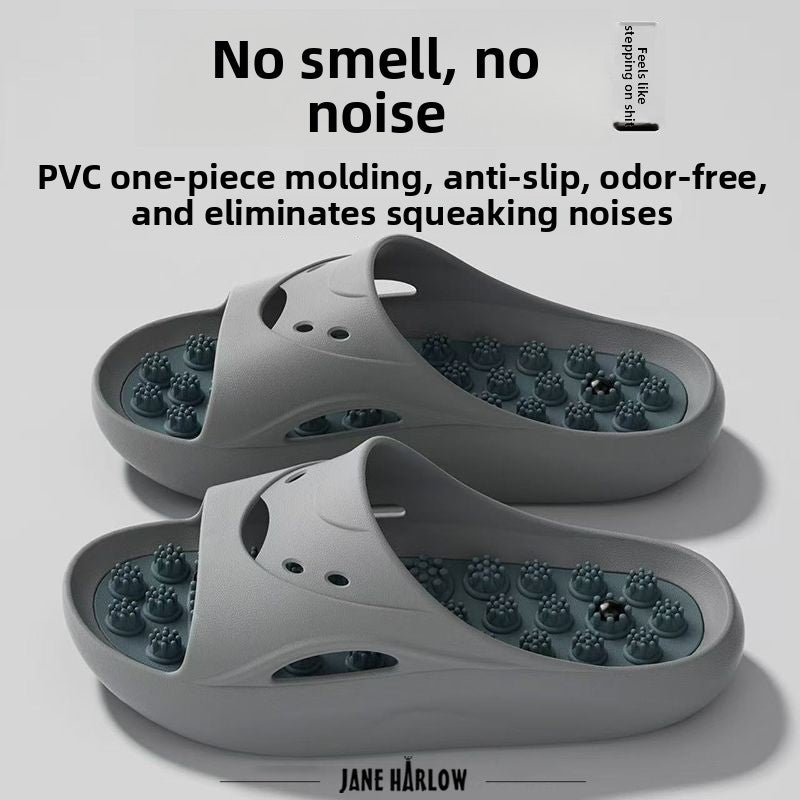 Women's Magnet Massage Anti-Slip Hollow PVC Slippers teemdrop