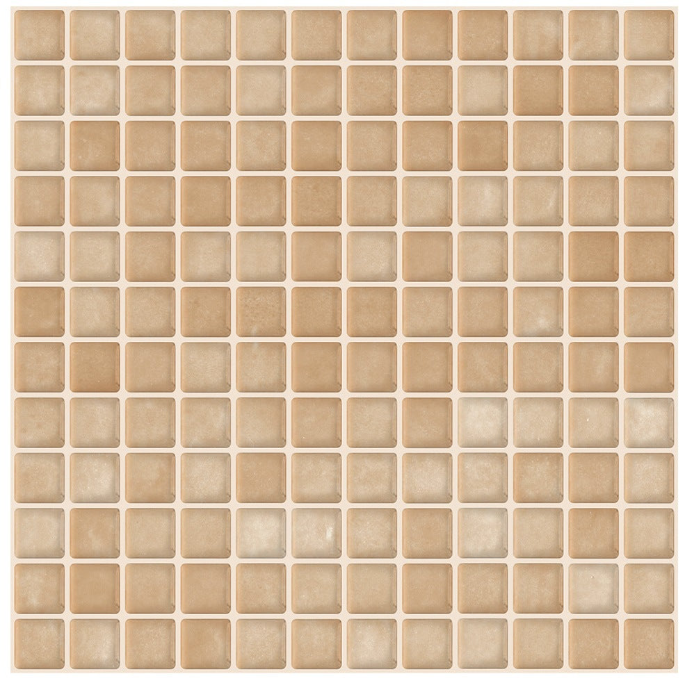 3D Self-Adhesive PET Mosaic Tile Wall Sticker for Home Decoration teemdrop