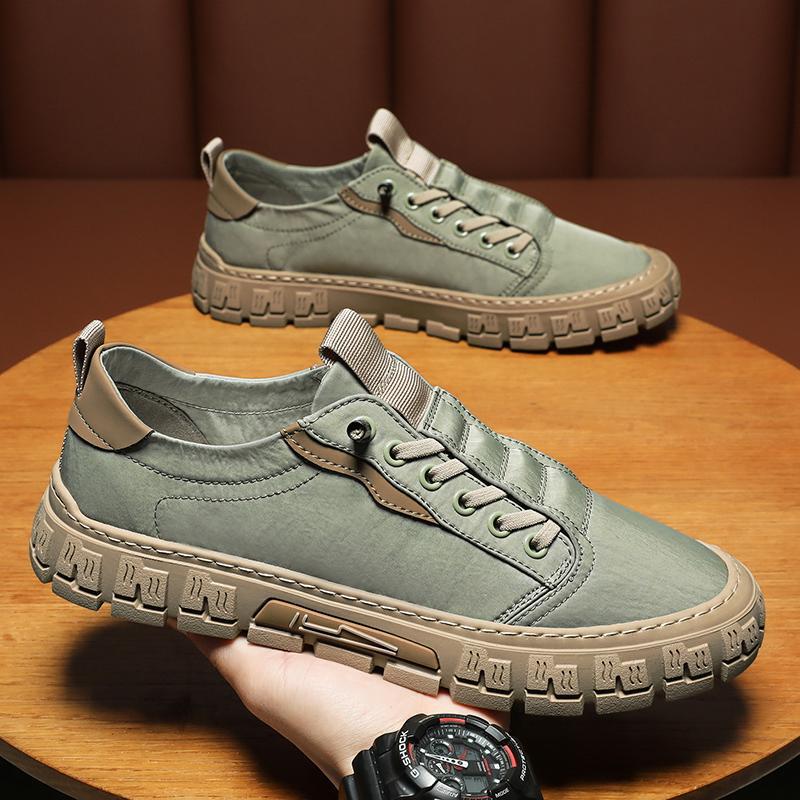 Men's Breathable Ice Silk Slip-On Casual Sneakers teemdrop