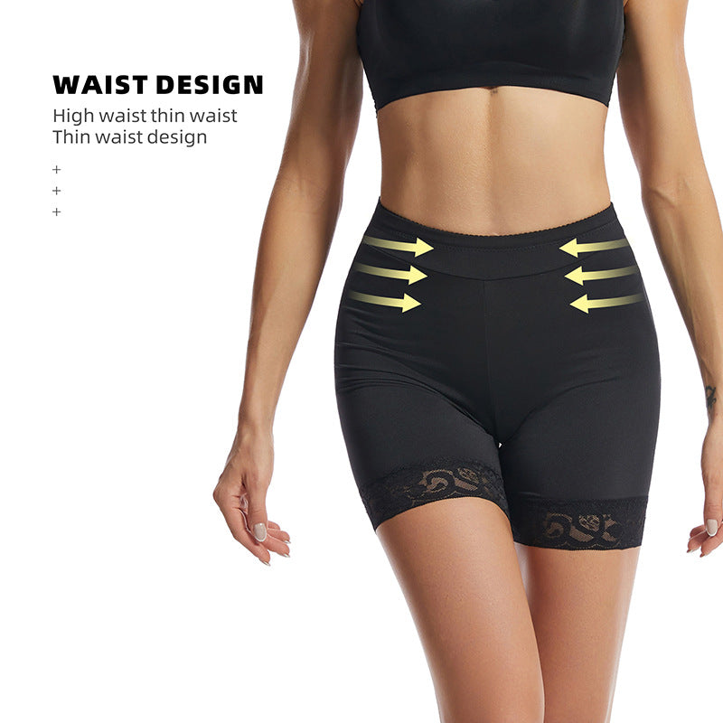 Breathable Padded Butt Lifter Tummy Control Boxer Briefs