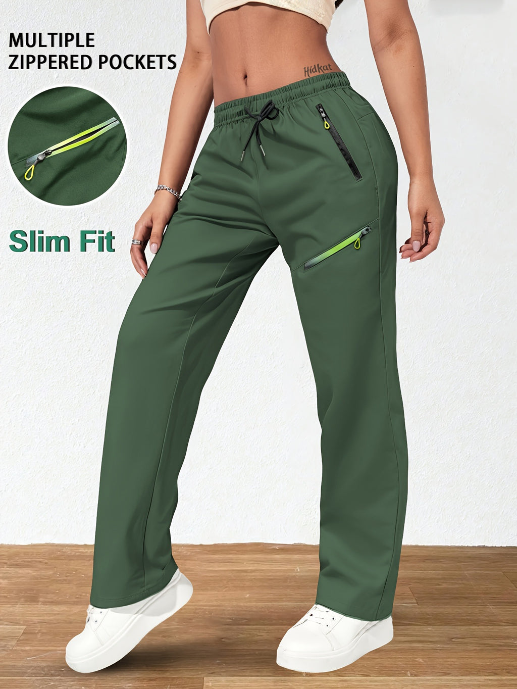 Womens Casual Straight Leg Pants