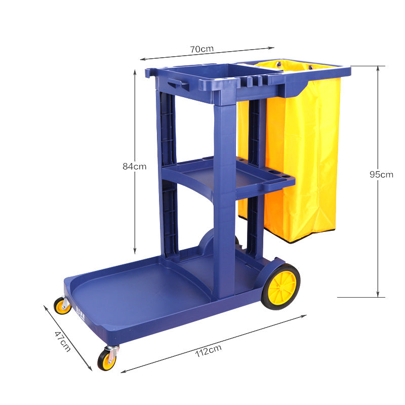 Cleaning car multi-function trolley