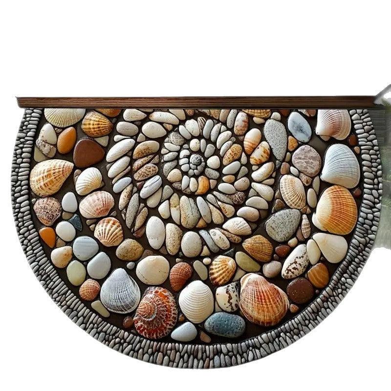 3D Vision Semi-Circular Floor Mat