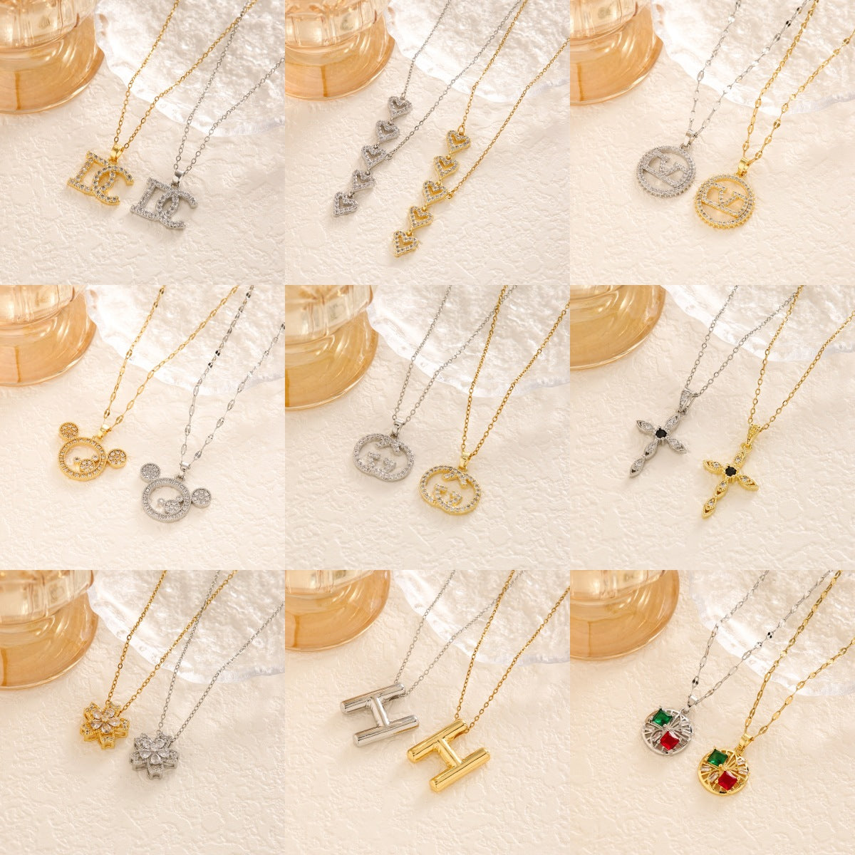 Dress-up necklace for versatile women teemdrop