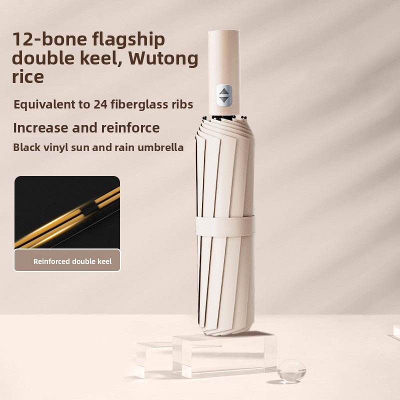 Automatic 24-hour umbrella for rain and sunshine