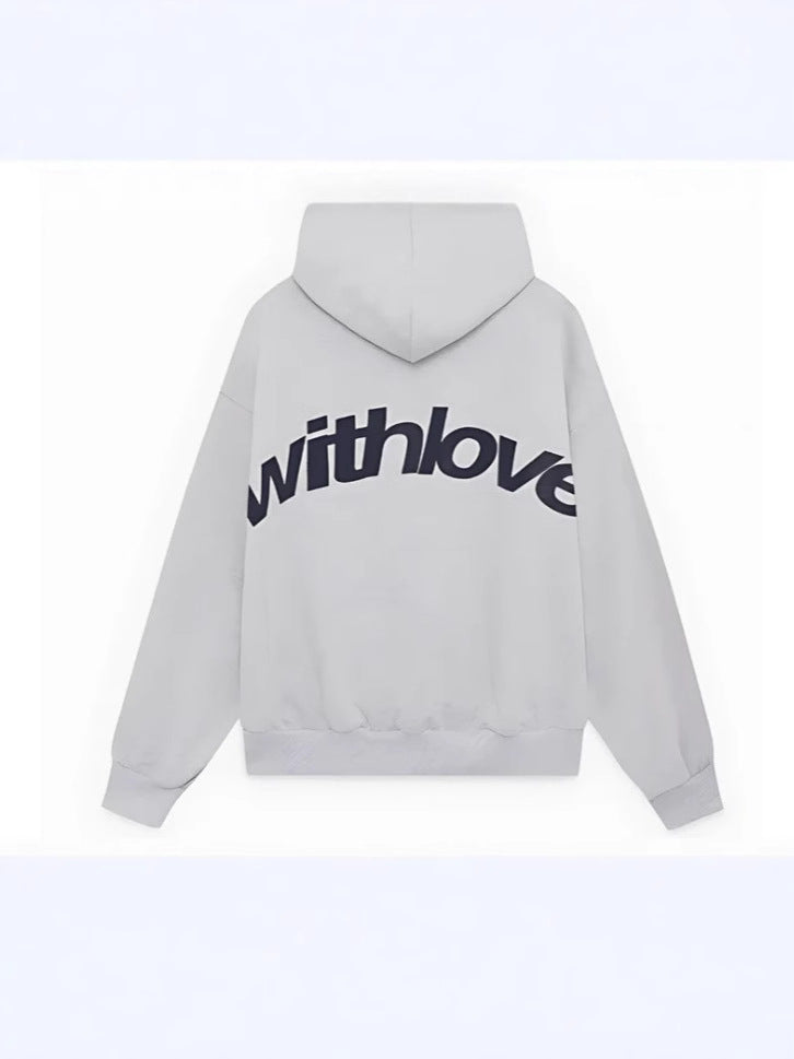 Women's Oversized Large Letter Print Hoodie Long Sleeve Pullover Sweatshirt with Hood teemdrop