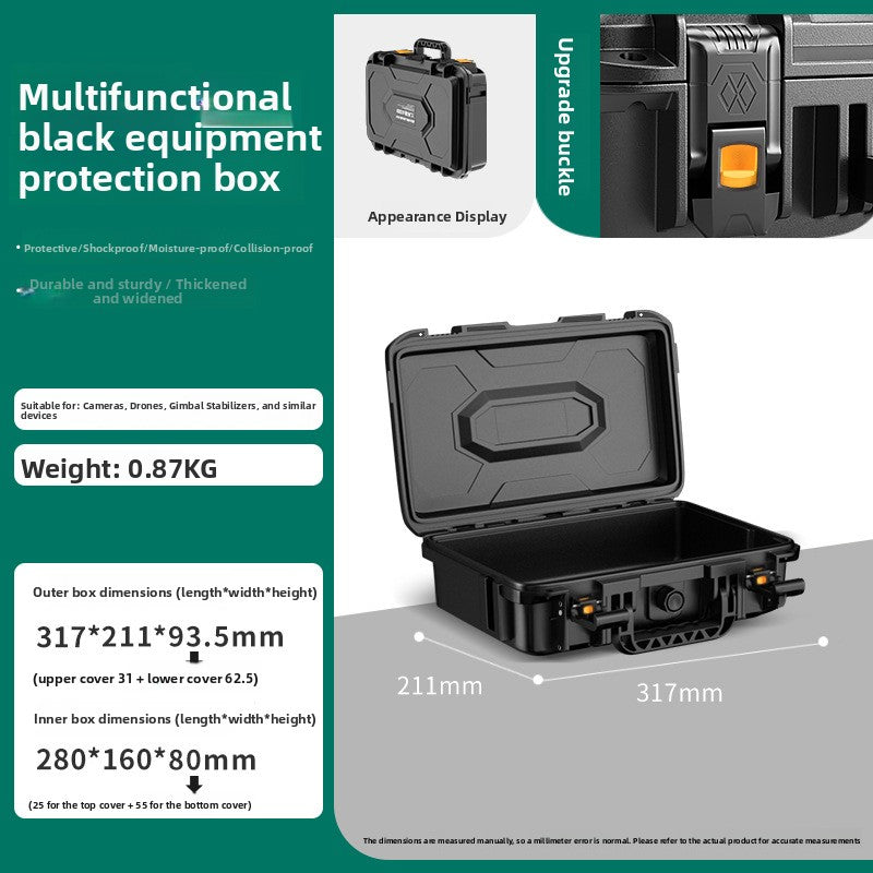 Portable Protective Equipment Case with Foam Insert Storage Organizer teemdrop