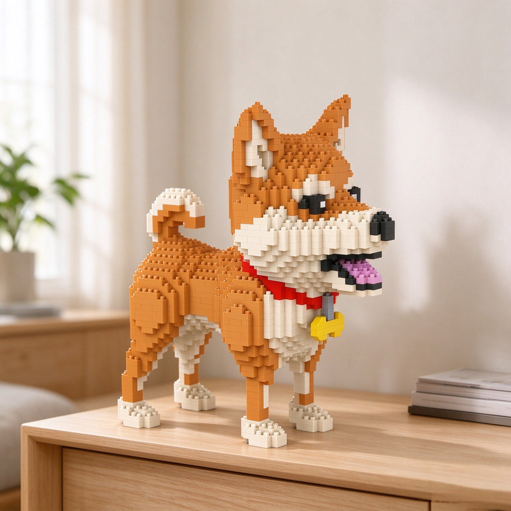 Dog Breed Building Block teemdrop