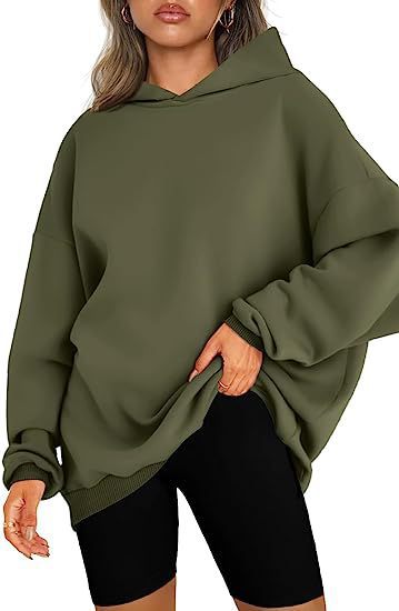 Oversized Hooded Fleece Sweatshirt for Women