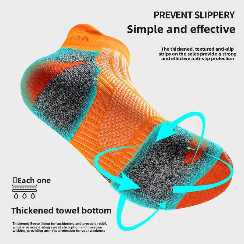 Men's and Women's Quick-Dry Thick Running Socks teemdrop